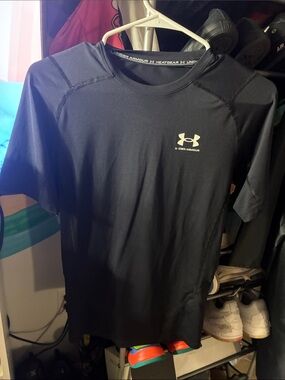 Under Armour Black Short Sleeve HeatGear Compression Tee